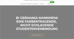 Desktop Screenshot of germania-mannheim.de